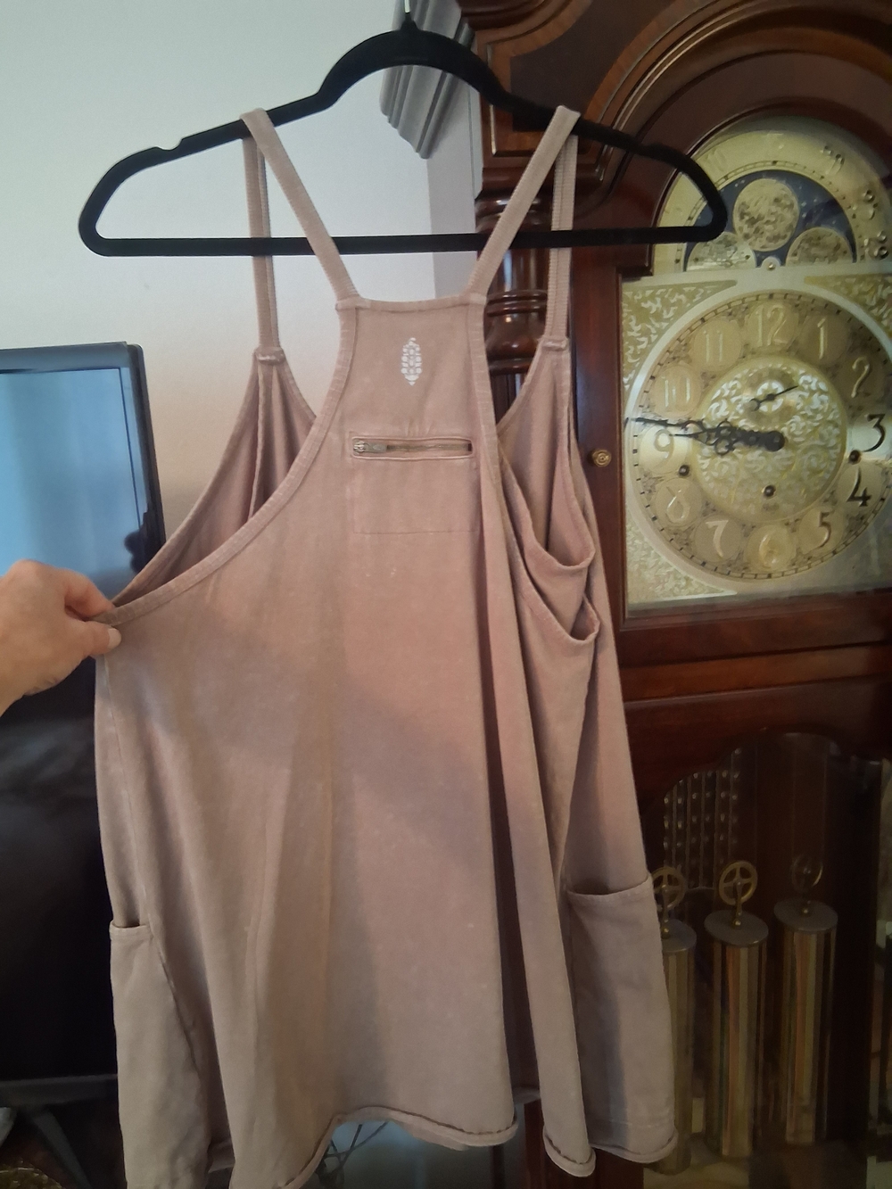 Free People Taupe Romper Dress - Picture 2 of 9